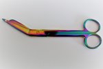Verbandsschere Pflasterschere OP-Schere Schere 18,5 cm rainbow