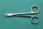 Irisschere OP Schere gebogen 13 cm chirurgische Schere