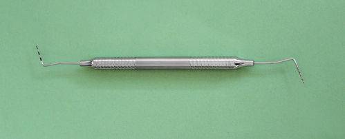 Zahninstrument Mess-Sonde 17,5 cm Doppelinstrument Zahnarzt
